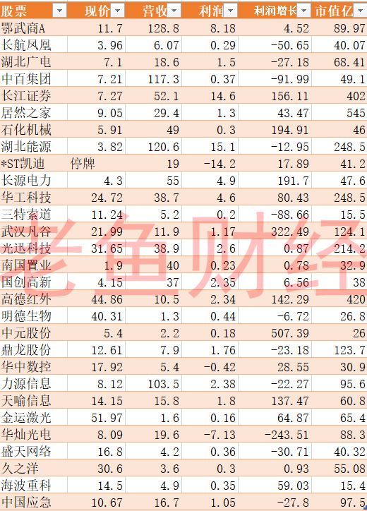 (股票名单 财务数据)