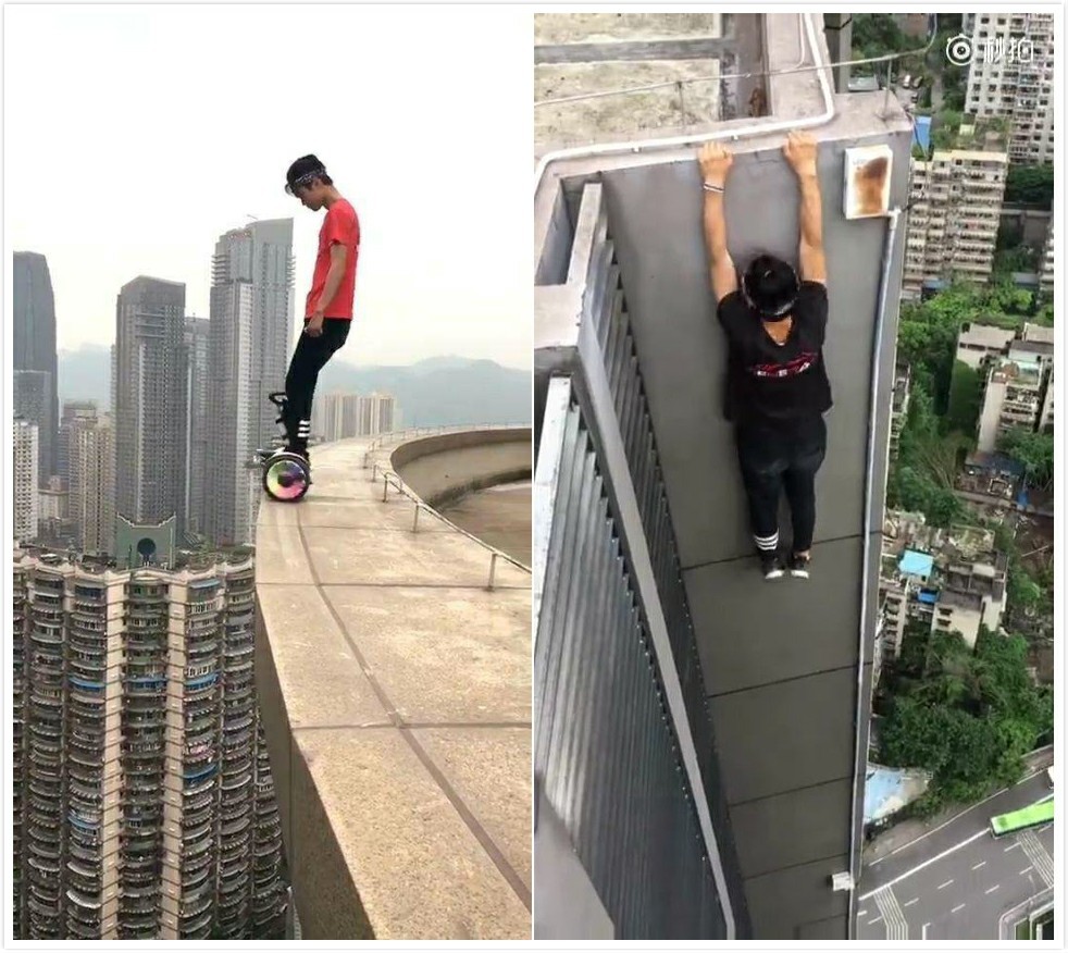 向高空极限运动者永宁致敬!你是内心明净的天使