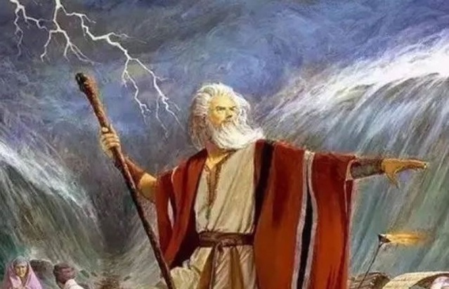 圣经故事摩西分红海